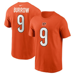 Cincinnati Bengals Joe Burrow  Player Name & Number T-Shirt | NFL Near me