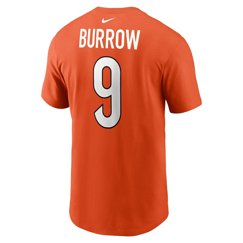 Cincinnati Bengals Joe Burrow  Player Name & Number T-Shirt | NFL Near me
