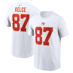 Kansas City Chiefs Travis Kelce  Player Name & Number T-Shirt | NFL Sale