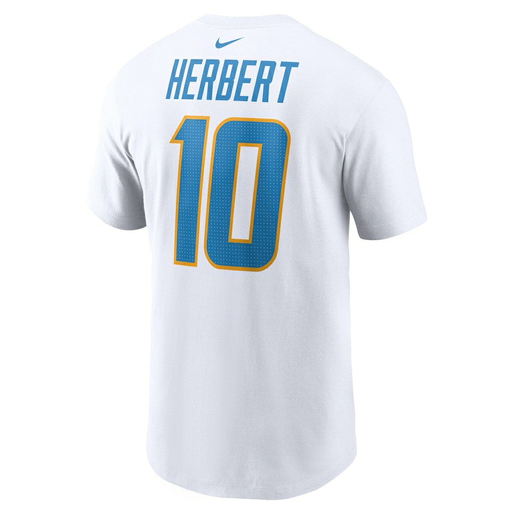 Los Angeles Chargers Justin Herbert  Player Name & Number T-Shirt | NFL Outlet
