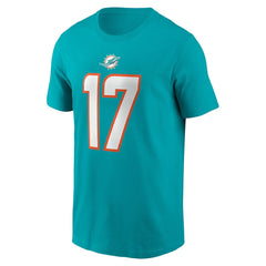 Miami Dolphins Jaylen Waddle  Player Name & Number T-Shirt | NFL Near me