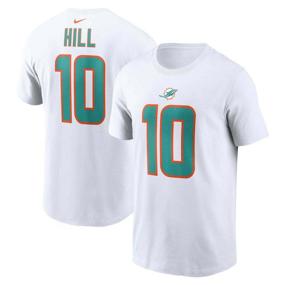 Miami Dolphins Tyreek Hill  Player Name & Number T-Shirt | NFL Discount