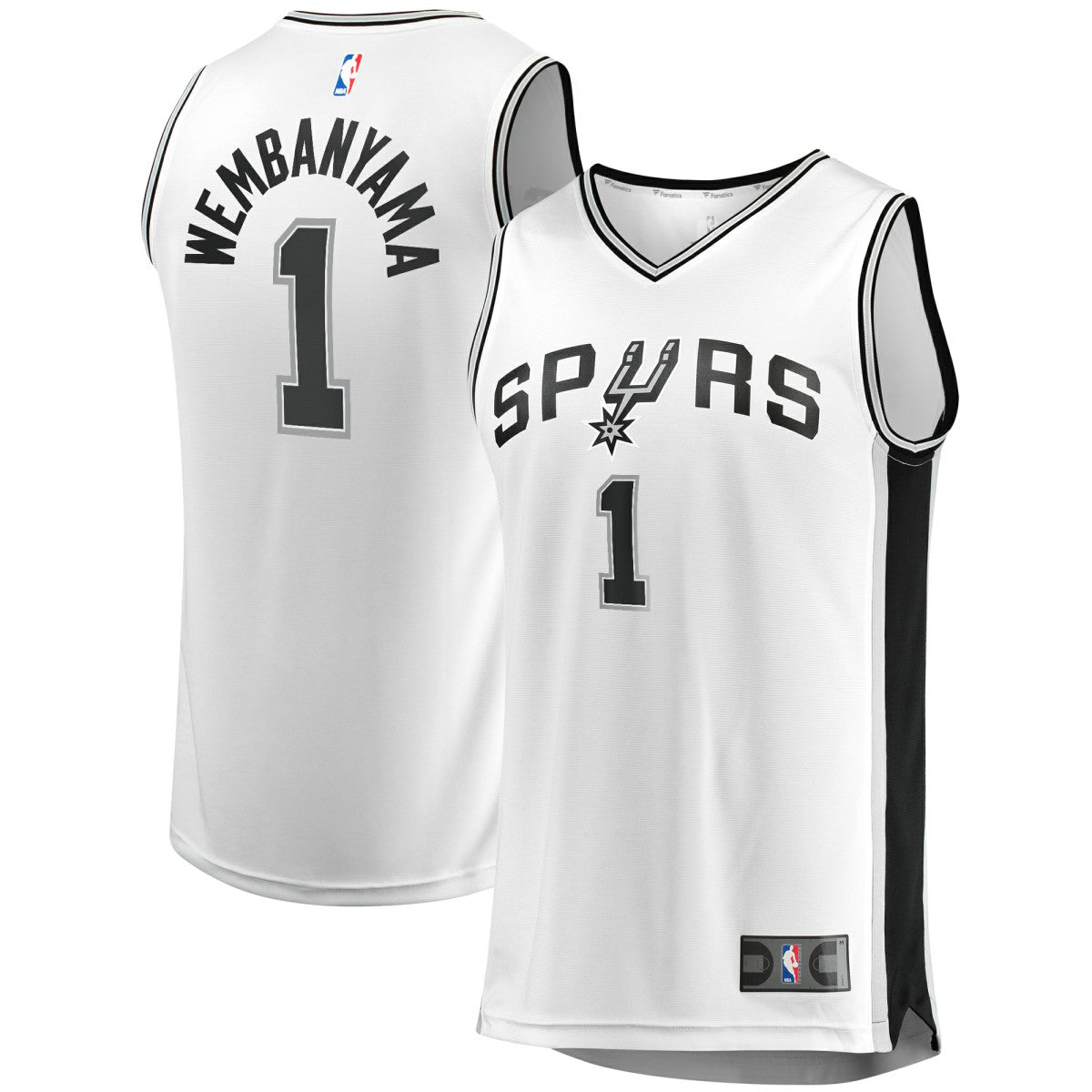 White Victor Wembanyama San Antonio Spurs Fast Break Player Jersey | NBA