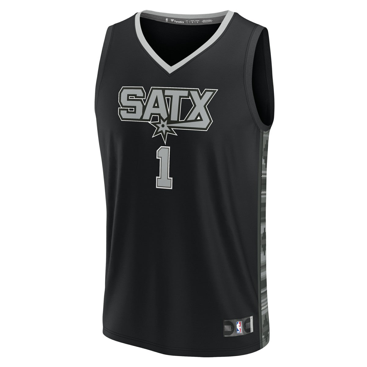 Black Victor Wembanyama San Antonio Spurs Fast Break Player Jersey | NBA