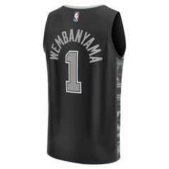 Black Victor Wembanyama San Antonio Spurs Fast Break Player Jersey | NBA