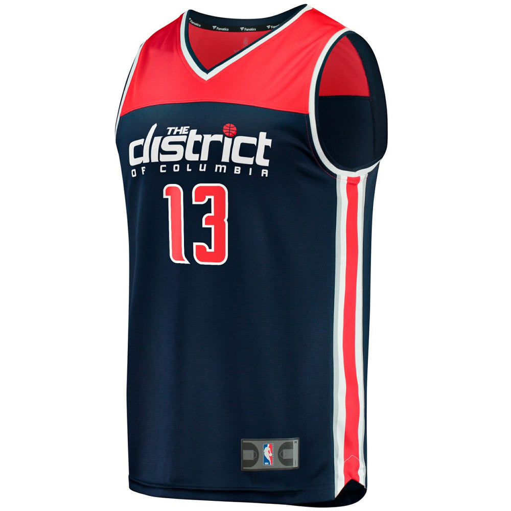 Navy Jordan Poole Washington Wizards Youth Fast Break Player Jersey | NBA