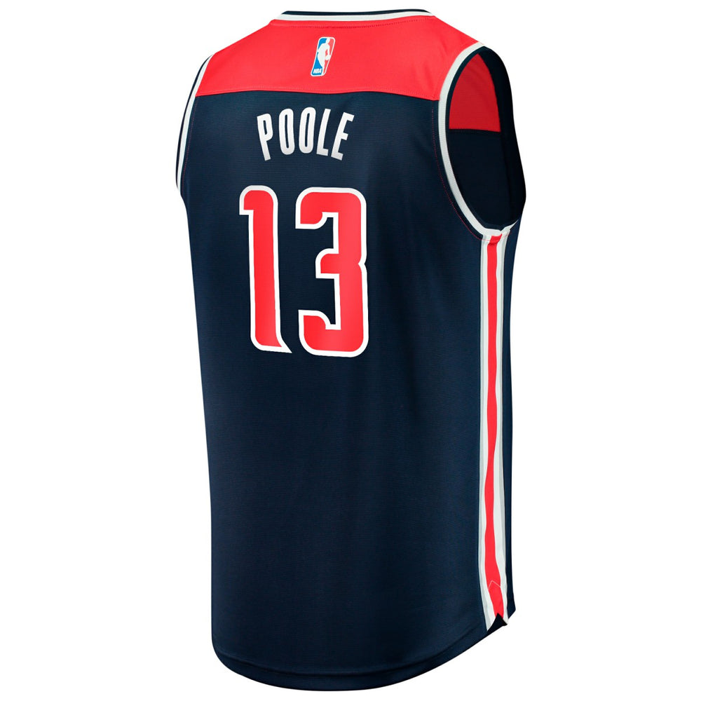 Navy Jordan Poole Washington Wizards Youth Fast Break Player Jersey | NBA