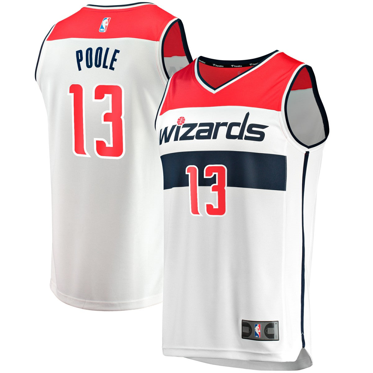 White Jordan Poole Washington Wizards Youth Fast Break Player Jersey | NBA