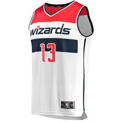 White Jordan Poole Washington Wizards Youth Fast Break Player Jersey | NBA