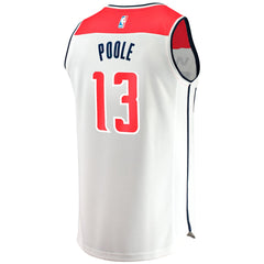 White Jordan Poole Washington Wizards Youth Fast Break Player Jersey | NBA