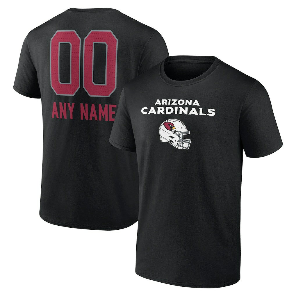 Arizona Cardinals Personalized Name & Number Team Wordmark T-Shirt | NFL Online