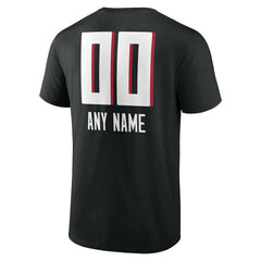 Atlanta Falcons Personalized Name & Number Team Wordmark T-Shirt | NFL Sale