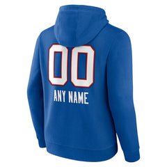 Buffalo Bills Personalized Name & Number Team Wordmark Pullover Hoodie | NFL Near me