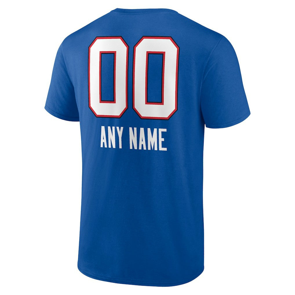 Buffalo Bills Personalized Name & Number Team Wordmark T-Shirt | NFL US