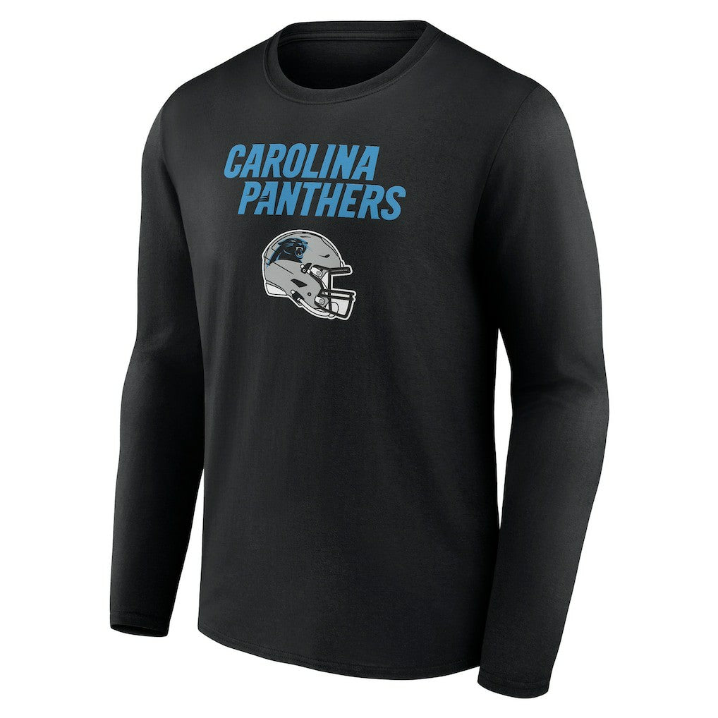 Carolina Panthers Personalized Name & Number Team Wordmark Long Sleeve T-Shirt | NFL Near me