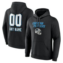 Carolina Panthers Personalized Name & Number Team Wordmark Pullover Hoodie | NFL On sale