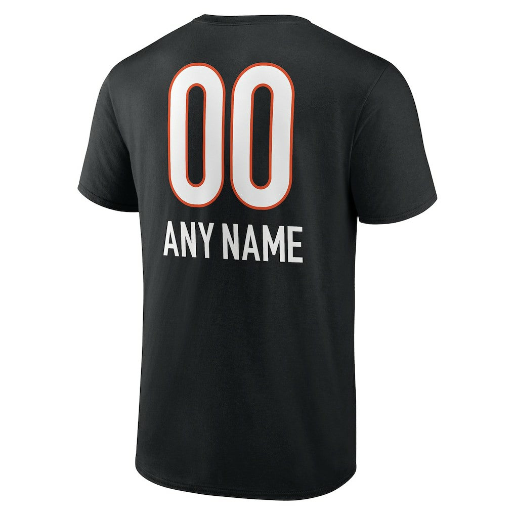 Cincinnati Bengals Personalized Name & Number Team Wordmark T-Shirt | NFL On sale