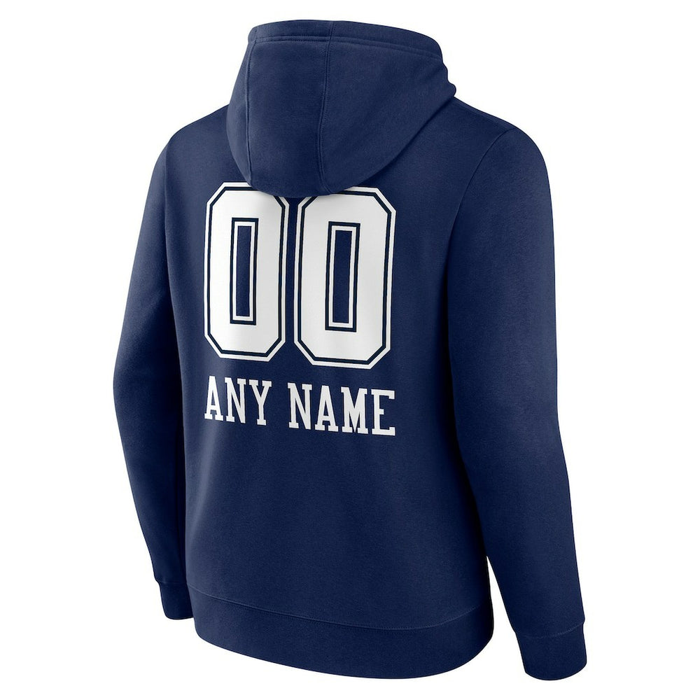 Dallas Cowboys Personalized Name & Number Team Wordmark Pullover Hoodie | NFL On sale