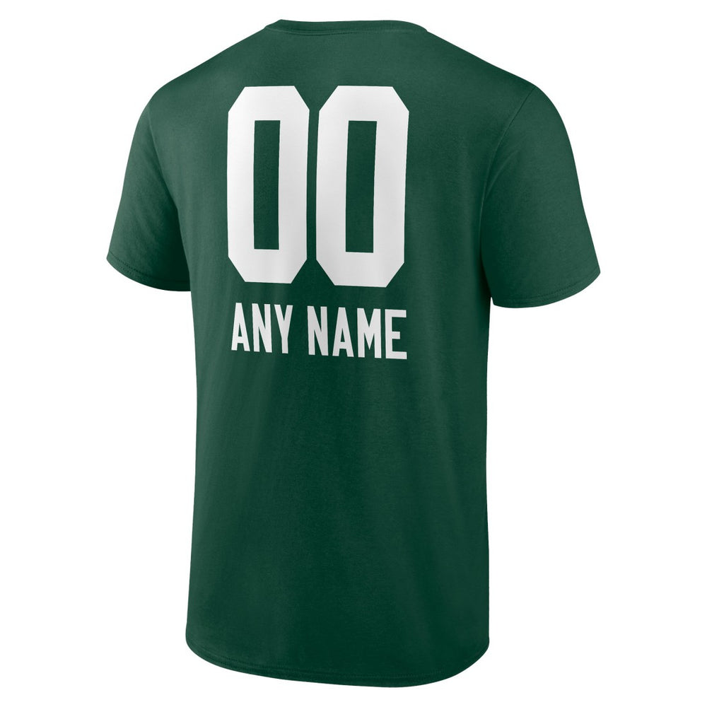 Green Bay Packers Personalized Name & Number Team Wordmark T-Shirt | NFL On sale