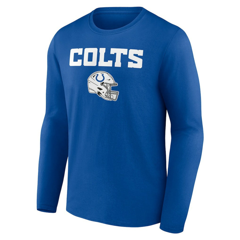 Indianapolis Colts Personalized Name & Number Team Wordmark Long Sleeve T-Shirt | NFL US