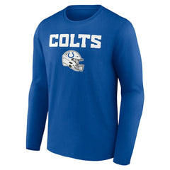 Indianapolis Colts Personalized Name & Number Team Wordmark Long Sleeve T-Shirt | NFL US