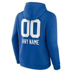 Indianapolis Colts Personalized Name & Number Team Wordmark Pullover Hoodie | NFL Sale