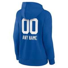 Indianapolis Colts Women's Personalized Name & Number Team Wordmark Pullover Hoodie | NFL On sale