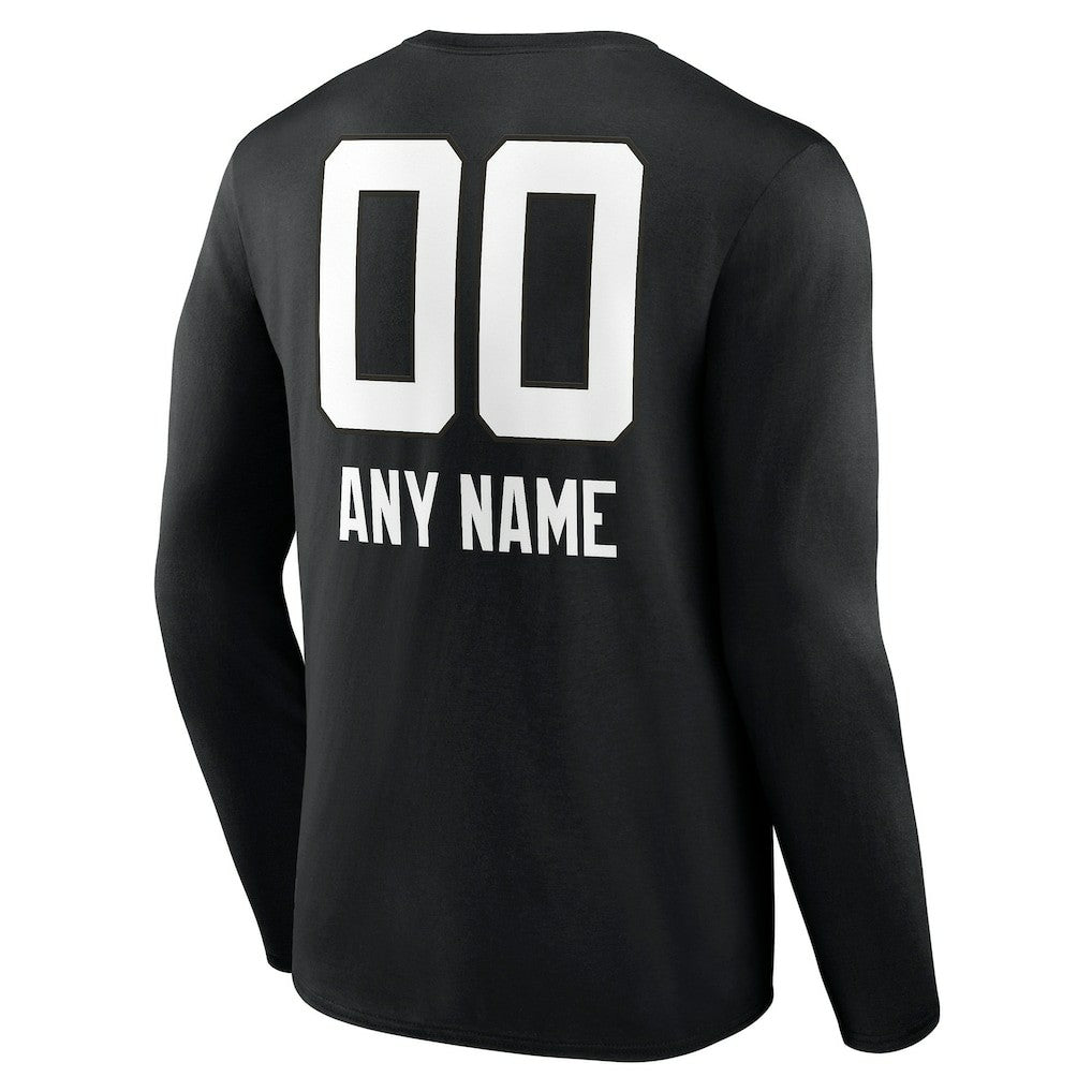 Jacksonville Jaguars Personalized Name & Number Team Wordmark Long Sleeve T-Shirt | NFL US