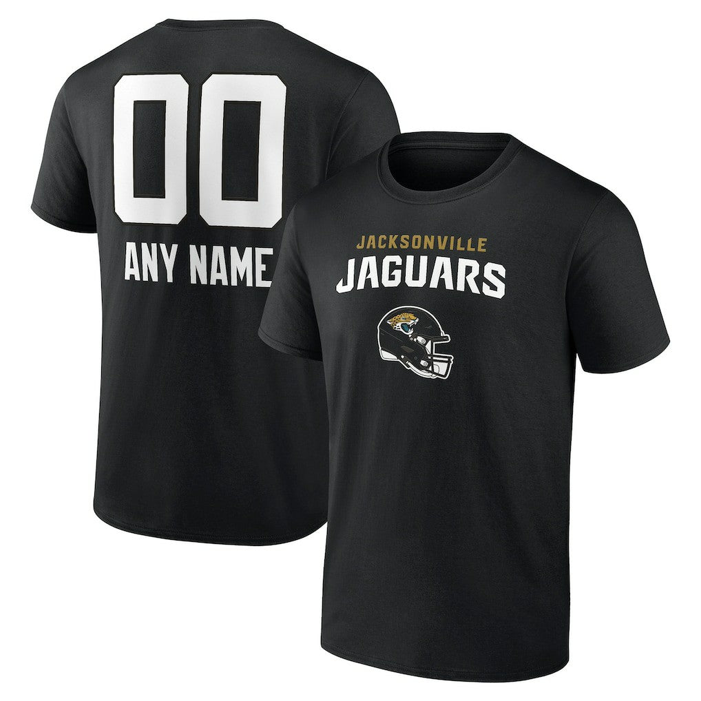 Jacksonville Jaguars Personalized Name & Number Team Wordmark T-Shirt | NFL On sale