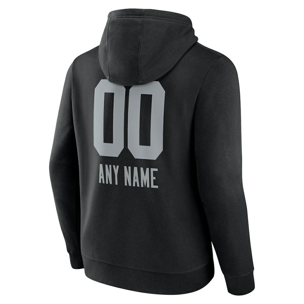 Las Vegas Raiders Personalized Name & Number Team Wordmark Pullover Hoodie | NFL Online