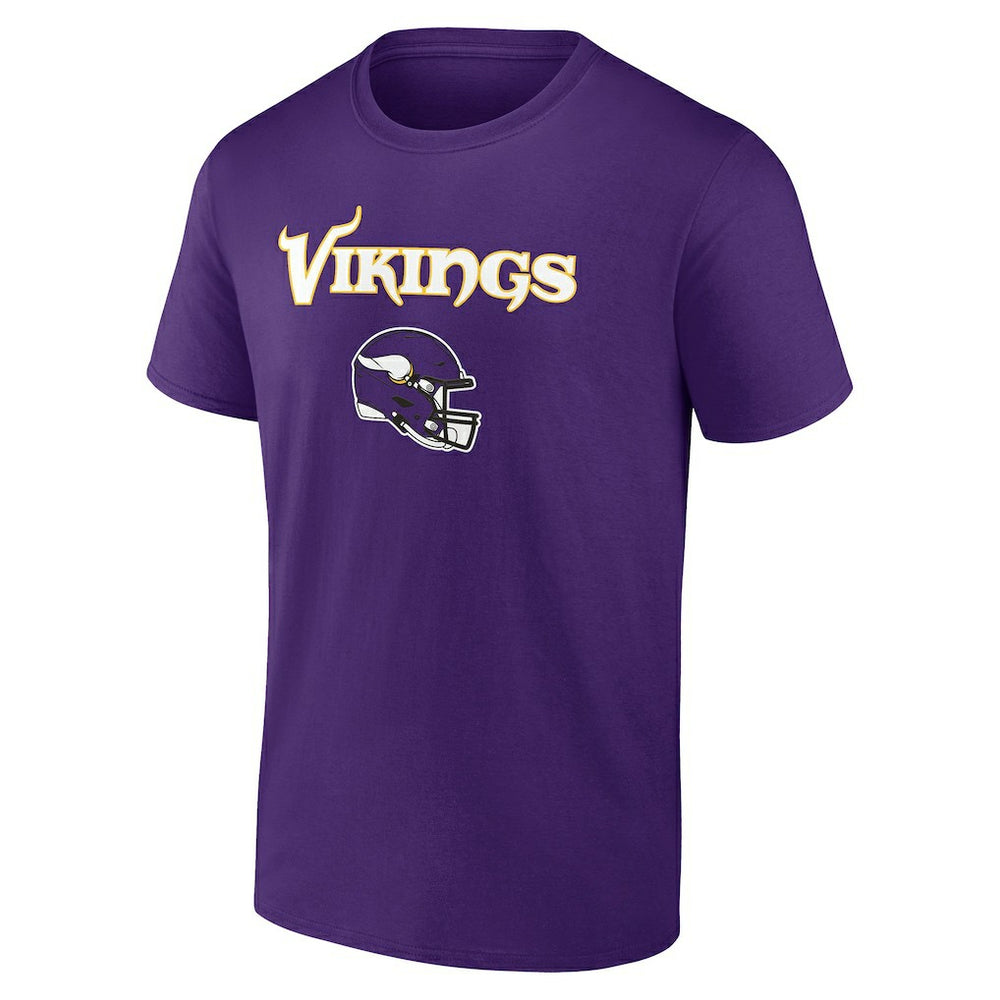 Minnesota Vikings Personalized Name & Number Team Wordmark T-Shirt | NFL Outlet
