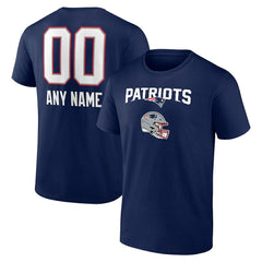 New England Patriots Personalized Name & Number Team Wordmark T-Shirt | NFL Online