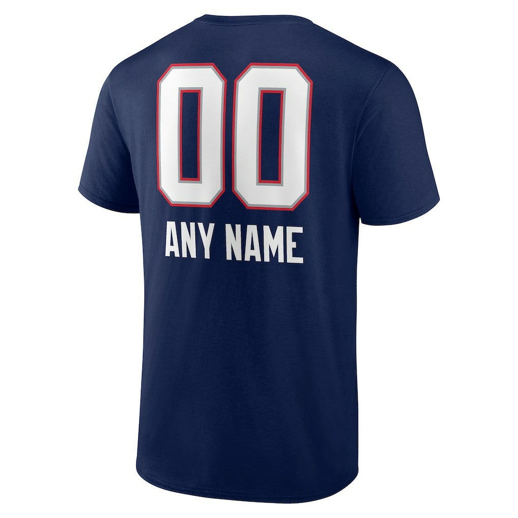 New England Patriots Personalized Name & Number Team Wordmark T-Shirt | NFL Online