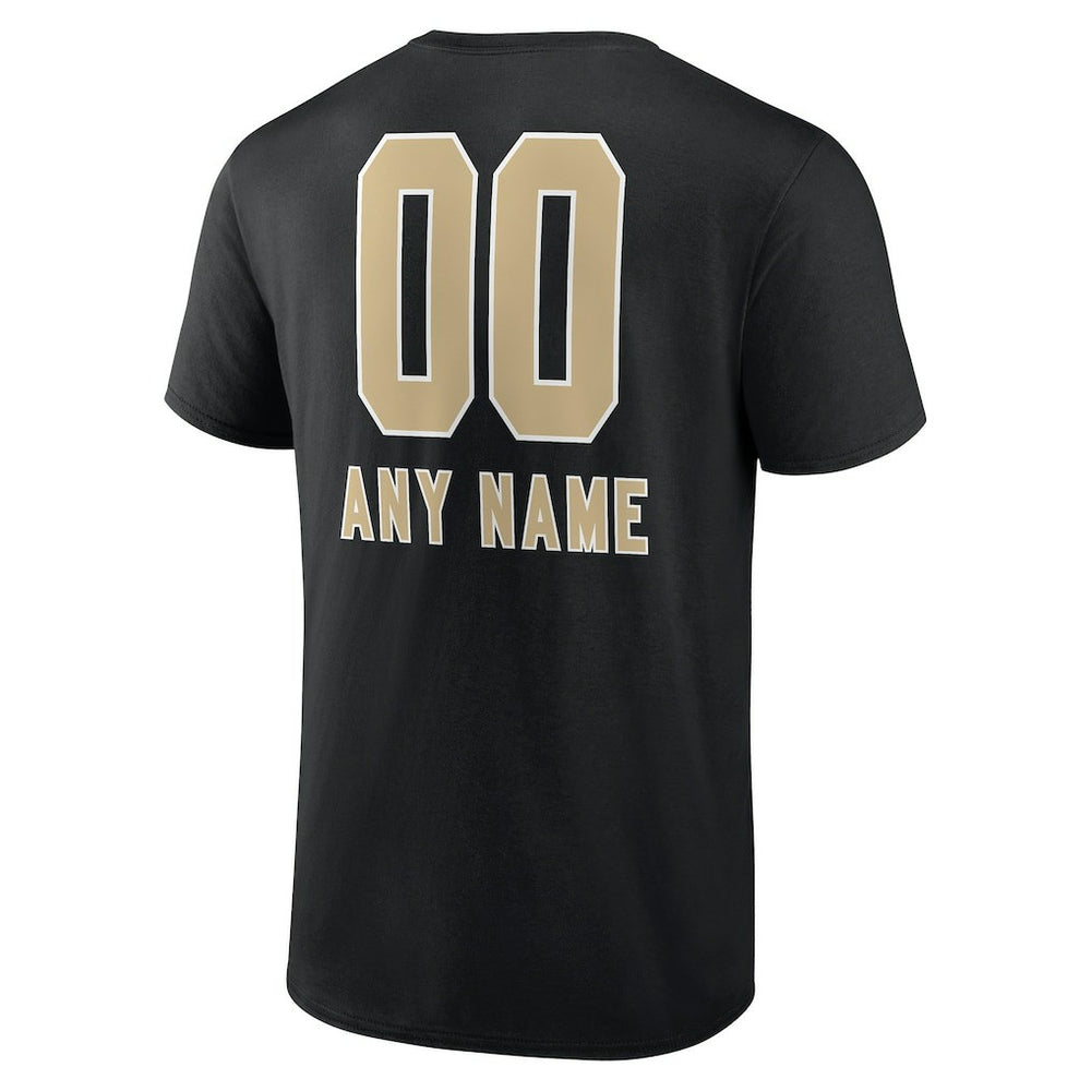New Orleans Saints Personalized Name & Number Team Wordmark T-Shirt | NFL US