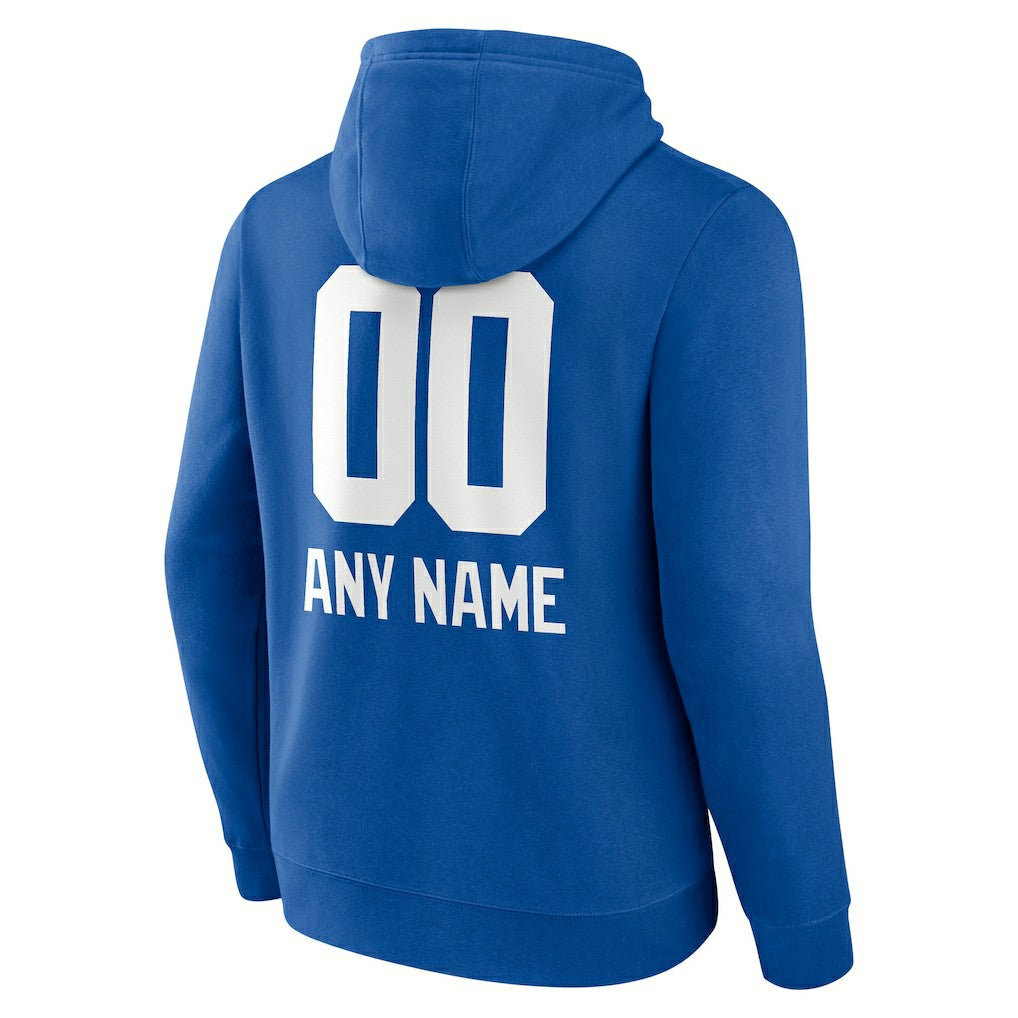 New York Giants Personalized Name & Number Team Wordmark Pullover Hoodie | NFL Hot