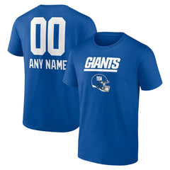 New York Giants Personalized Name & Number Team Wordmark T-Shirt | NFL Hot