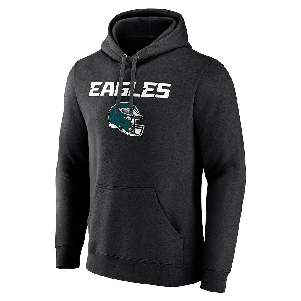 Philadelphia Eagles Personalized Name & Number Team Wordmark Pullover Hoodie | NFL On sale