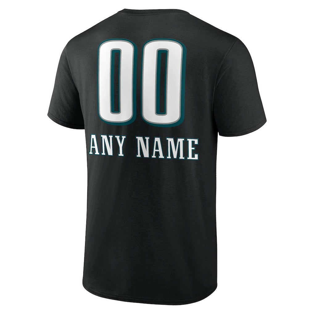 Philadelphia Eagles Personalized Name & Number Team Wordmark T-Shirt | NFL New