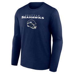 Seattle Seahawks Personalized Name & Number Team Wordmark Long Sleeve T-Shirt | NFL Online