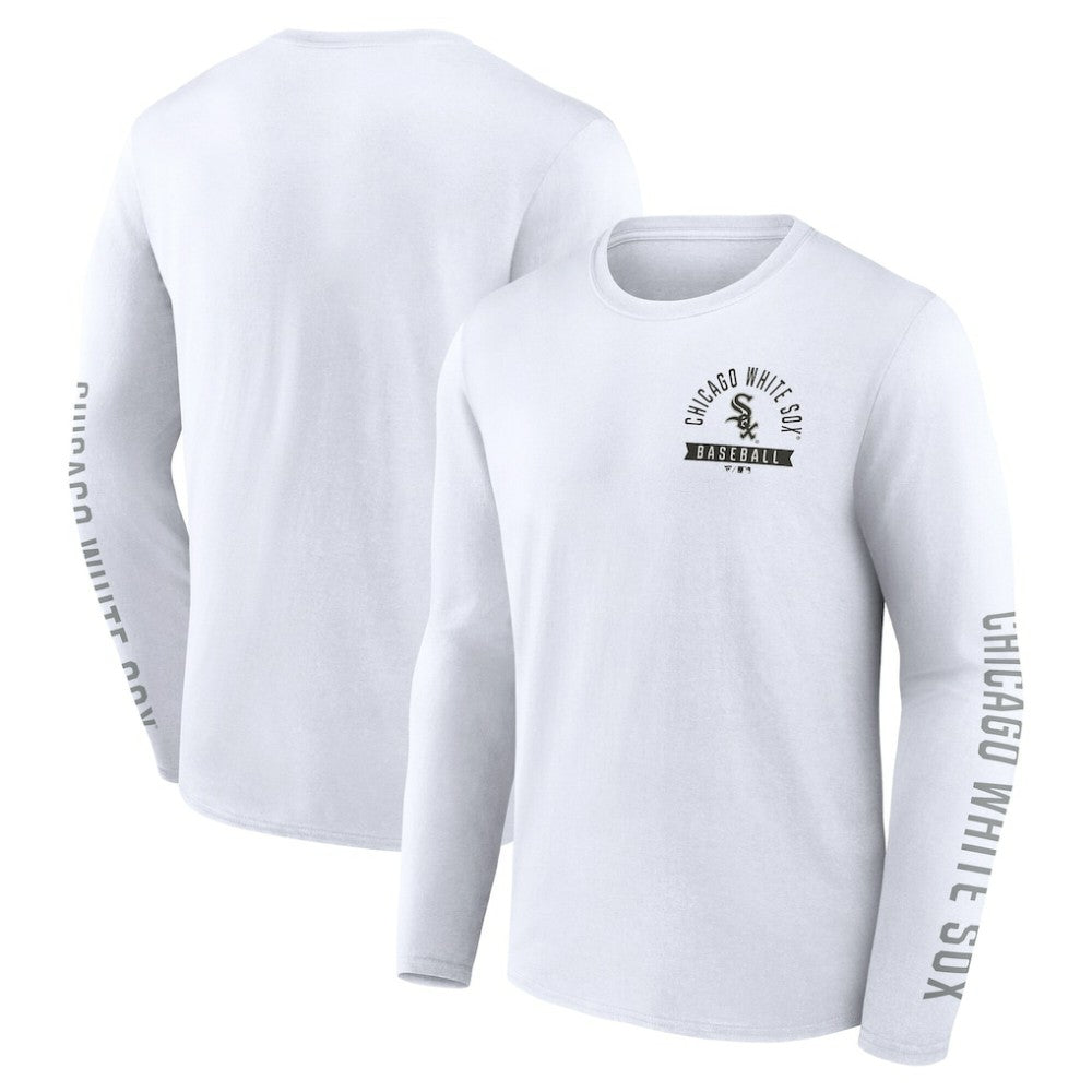 Chicago White Sox Fanatics Press Box Long Sleeve T-Shirt - MLB T-shirts
