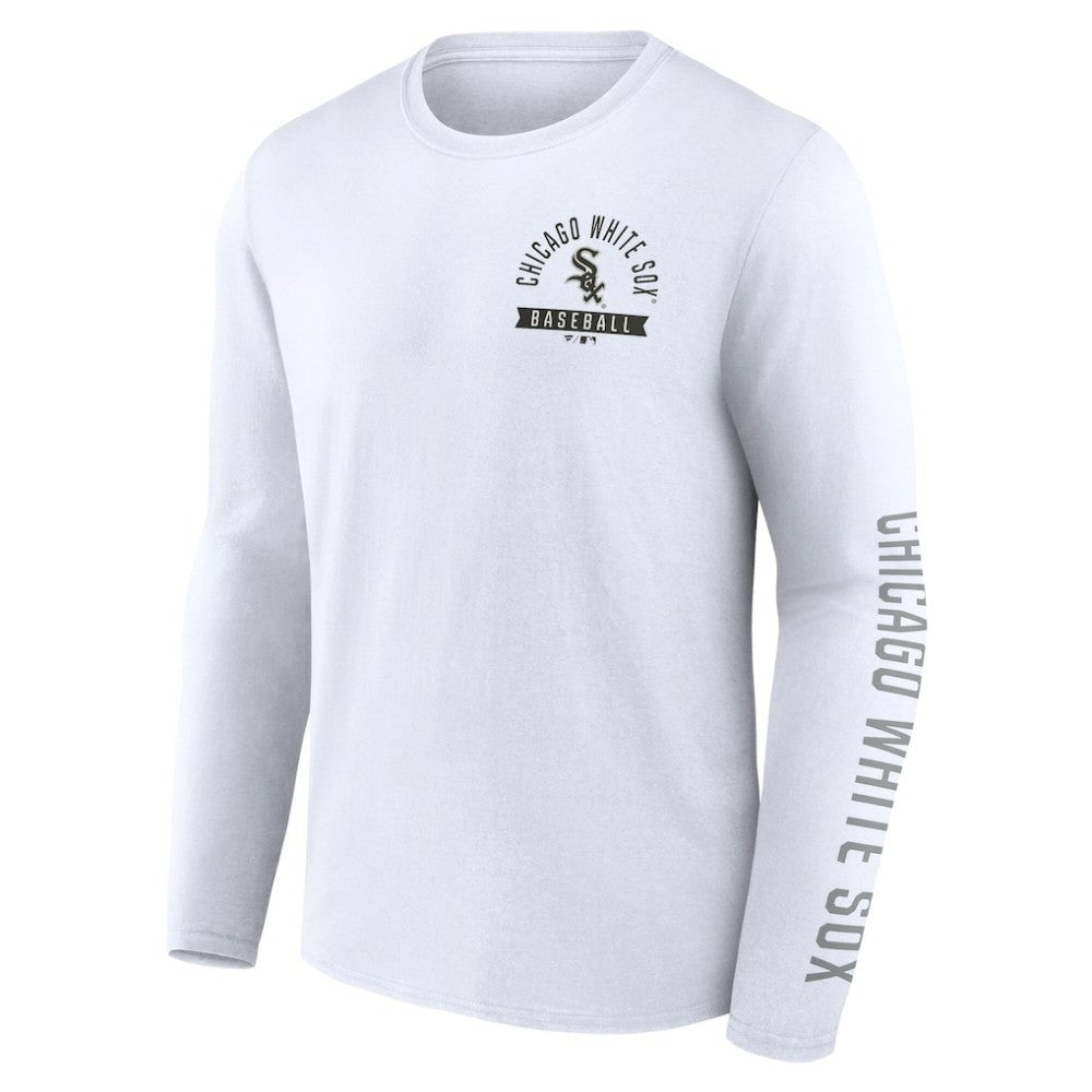 Chicago White Sox Fanatics Press Box Long Sleeve T-Shirt - MLB T-shirts