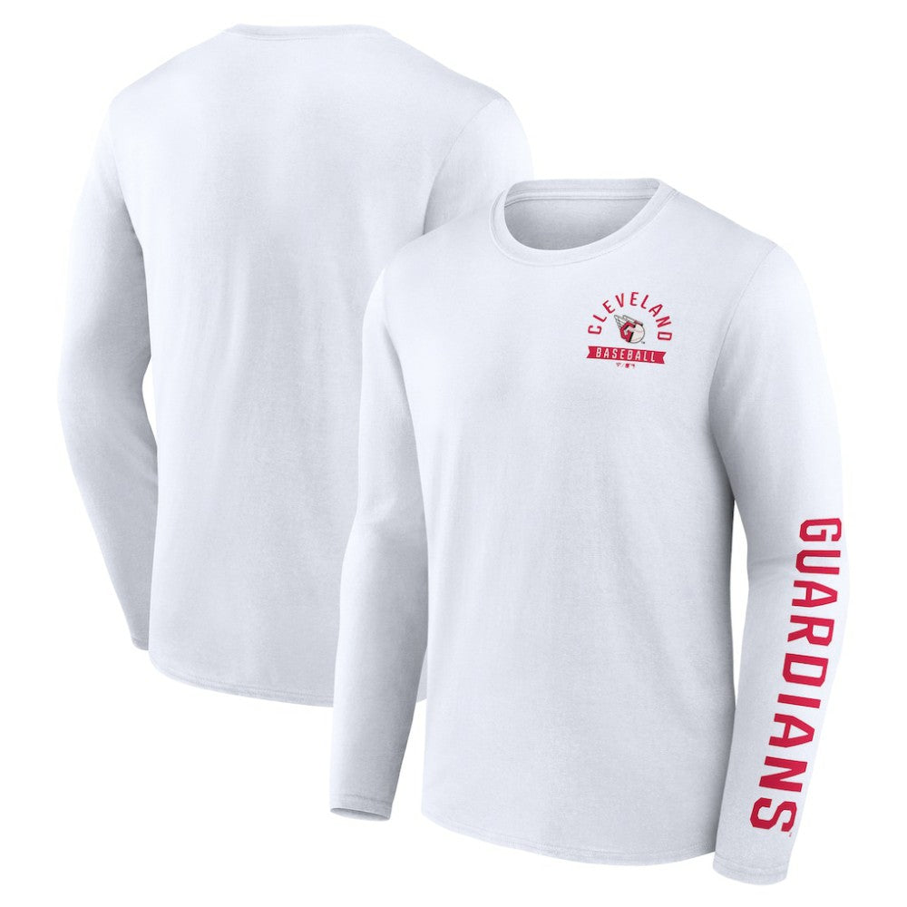 Cleveland Guardians Fanatics Press Box Long Sleeve T-Shirt - MLB T-shirts