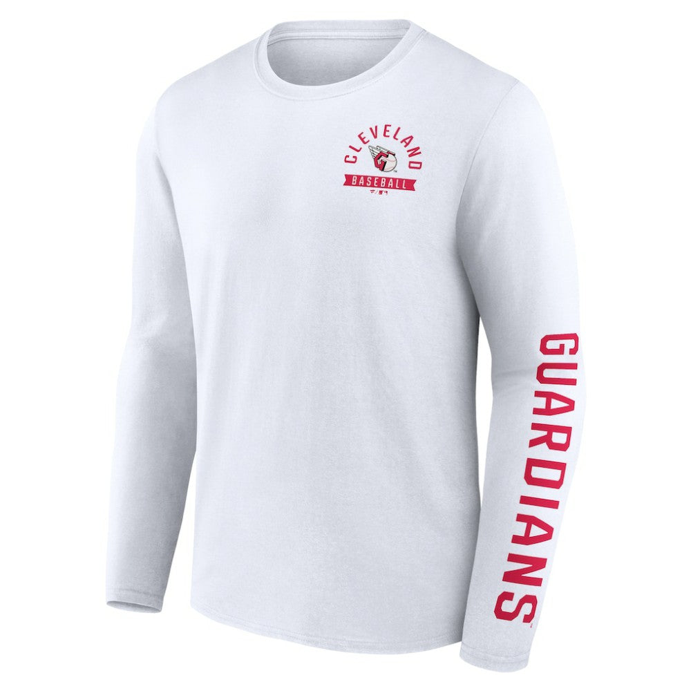 Cleveland Guardians Fanatics Press Box Long Sleeve T-Shirt - MLB T-shirts