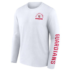 Cleveland Guardians Fanatics Press Box Long Sleeve T-Shirt - MLB T-shirts