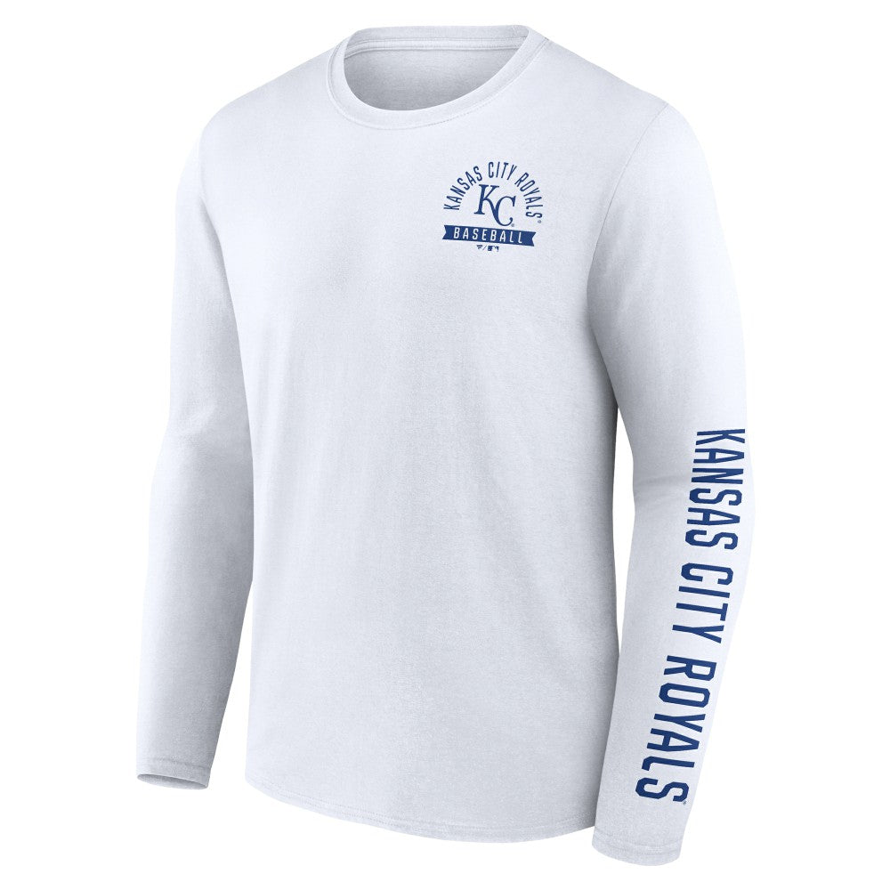 Kansas City Royals Fanatics Press Box Long Sleeve T-Shirt - MLB T-shirts