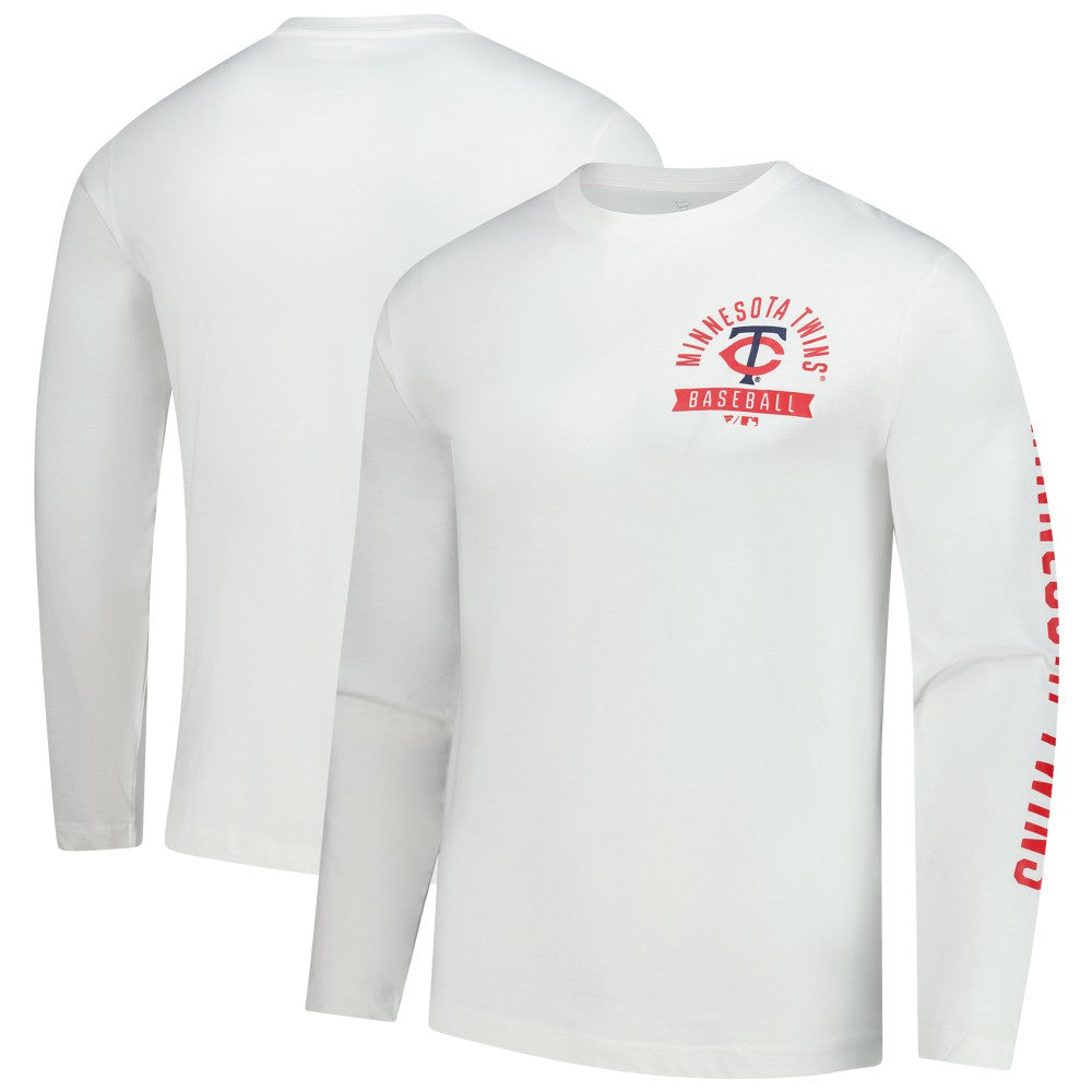 Minnesota Twins Fanatics Press Box Long Sleeve T-Shirt - MLB T-shirts