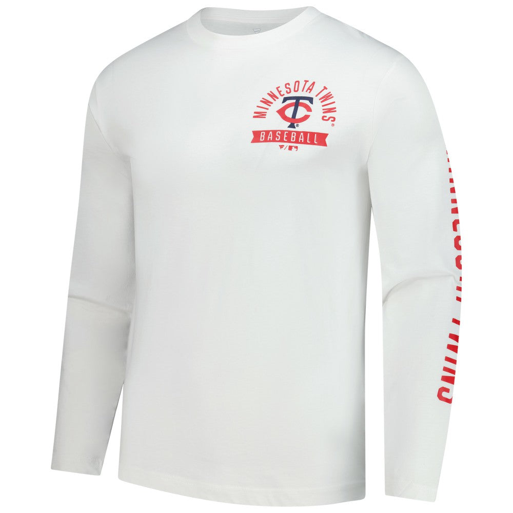 Minnesota Twins Fanatics Press Box Long Sleeve T-Shirt - MLB T-shirts