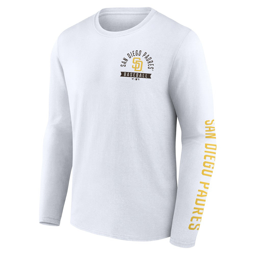 San Diego Padres Fanatics Press Box Long Sleeve T-Shirt - MLB T-shirts