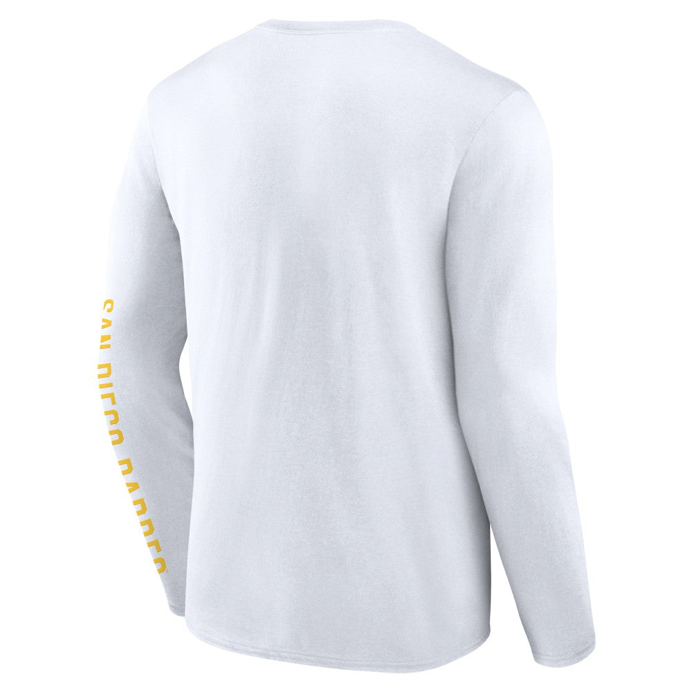 San Diego Padres Fanatics Press Box Long Sleeve T-Shirt - MLB T-shirts