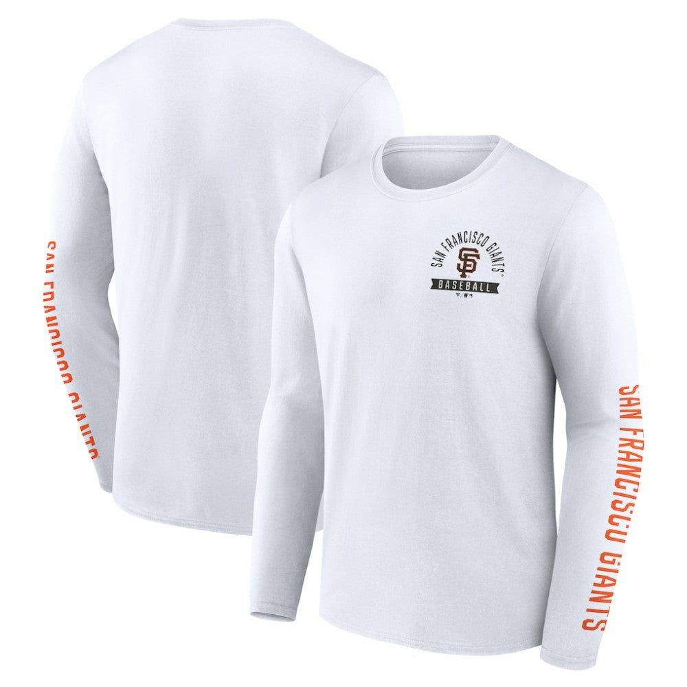 San Francisco Giants Fanatics Press Box Long Sleeve T-Shirt - MLB T-shirts